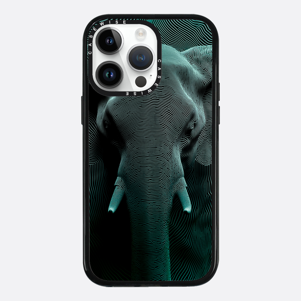 Optical Moir Elephant - Etui