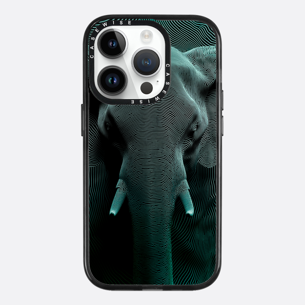 Optical Moir Elephant - Etui