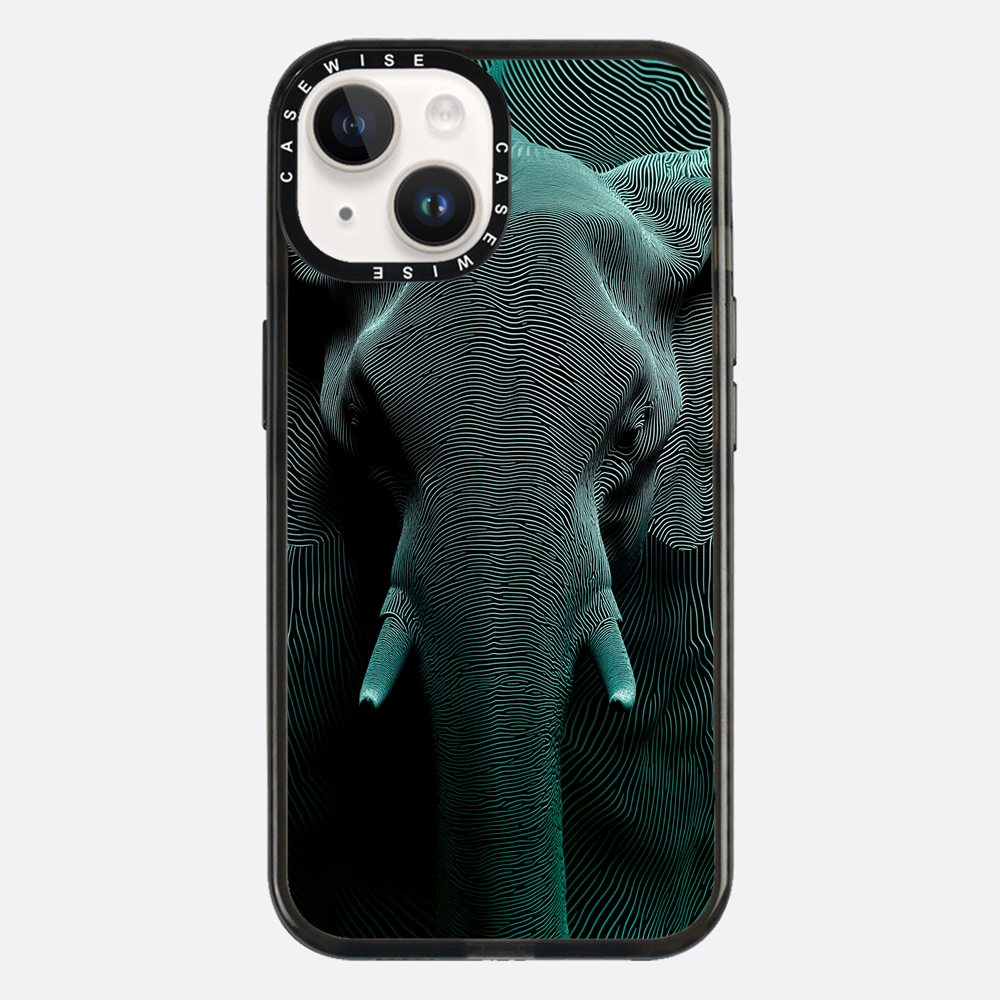 Optical Moir Elephant - Etui