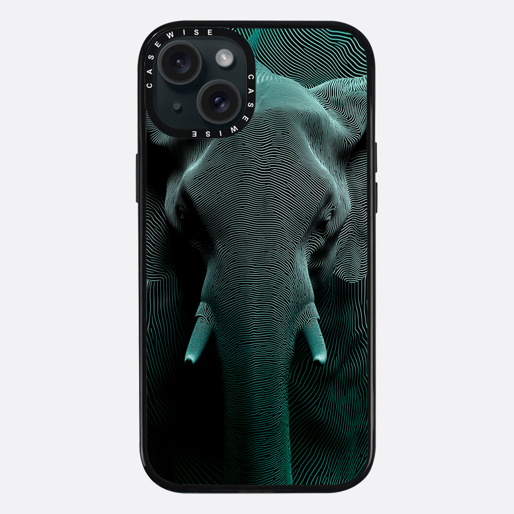 Optical Moir Elephant - Etui
