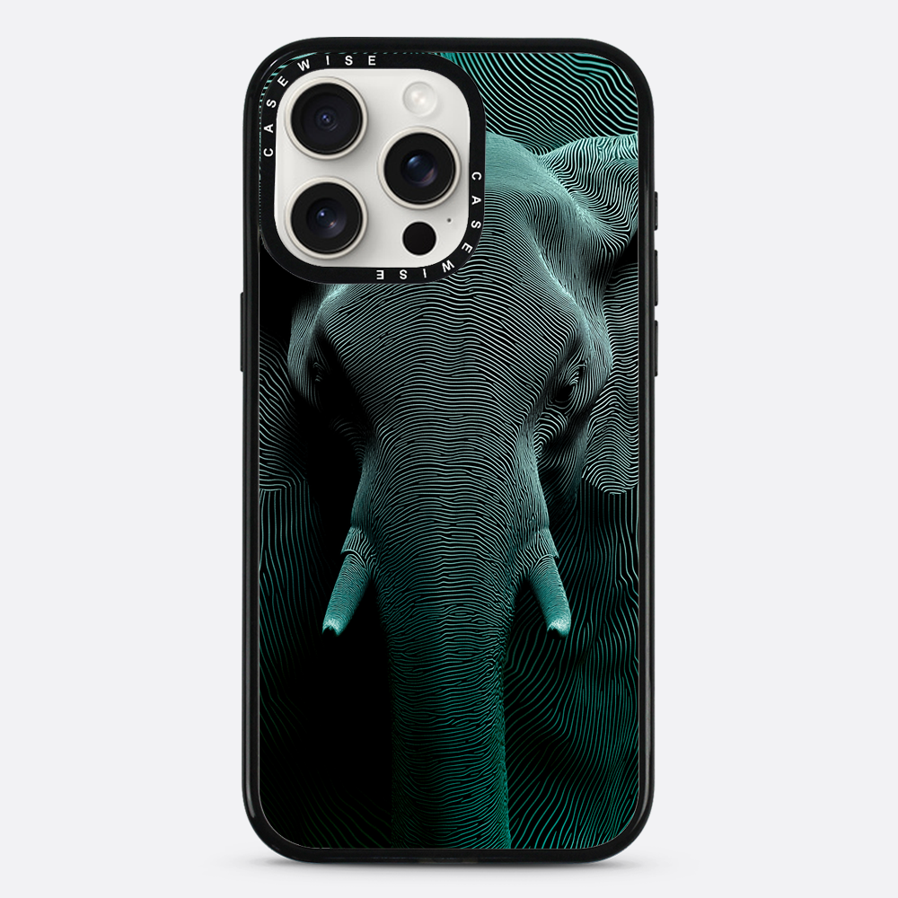Optical Moir Elephant - Etui