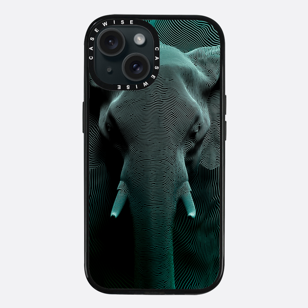 Optical Moir Elephant - Etui