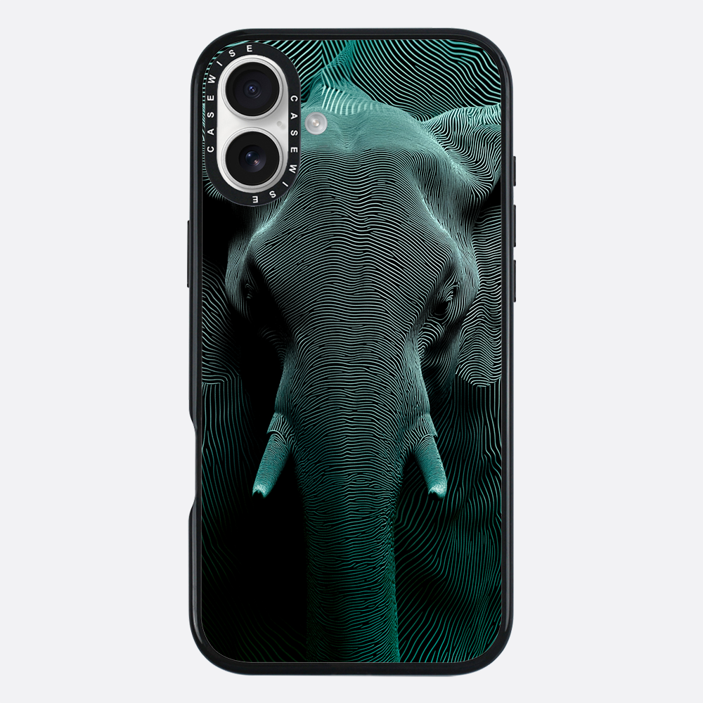 Optical Moir Elephant - Etui