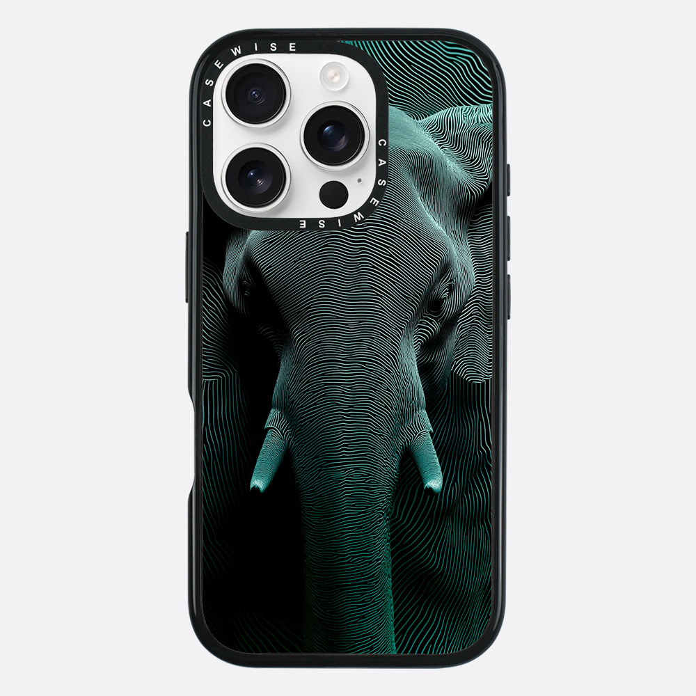 Optical Moir Elephant - Etui