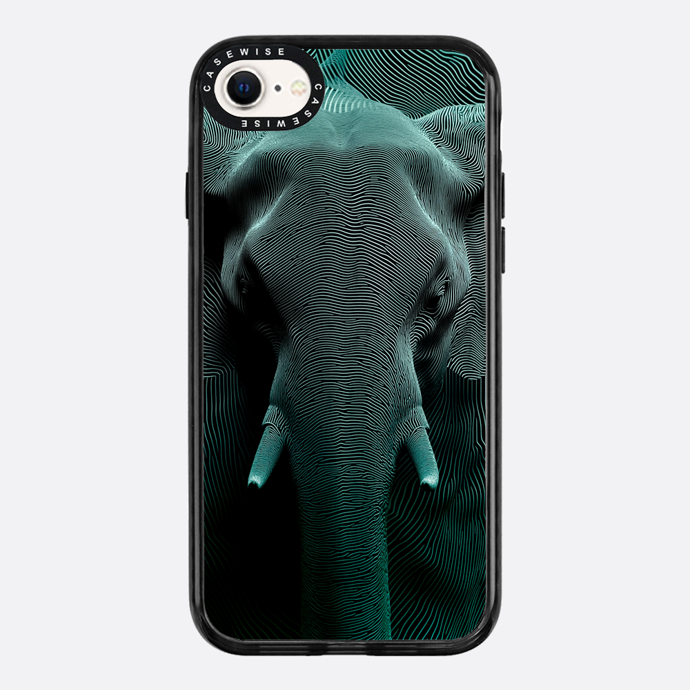 Optical Moir Elephant - Etui