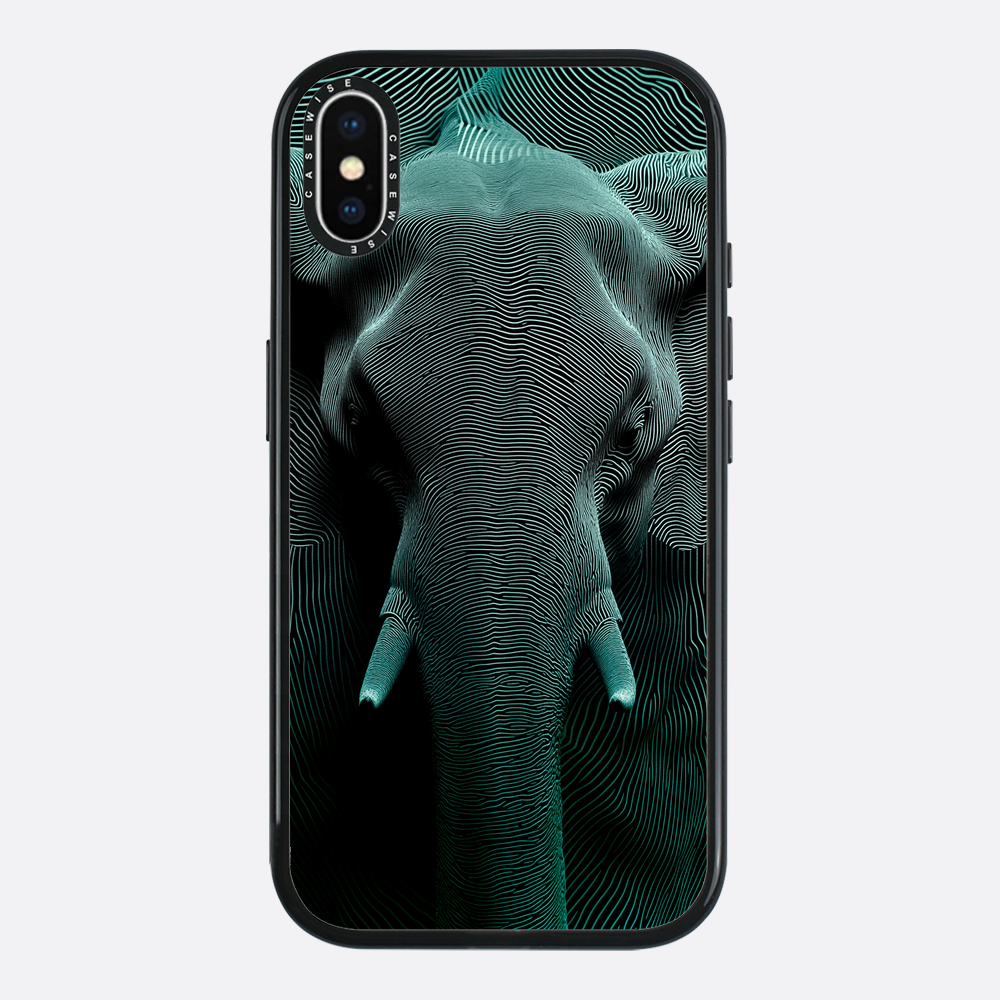 Optical Moir Elephant - Etui
