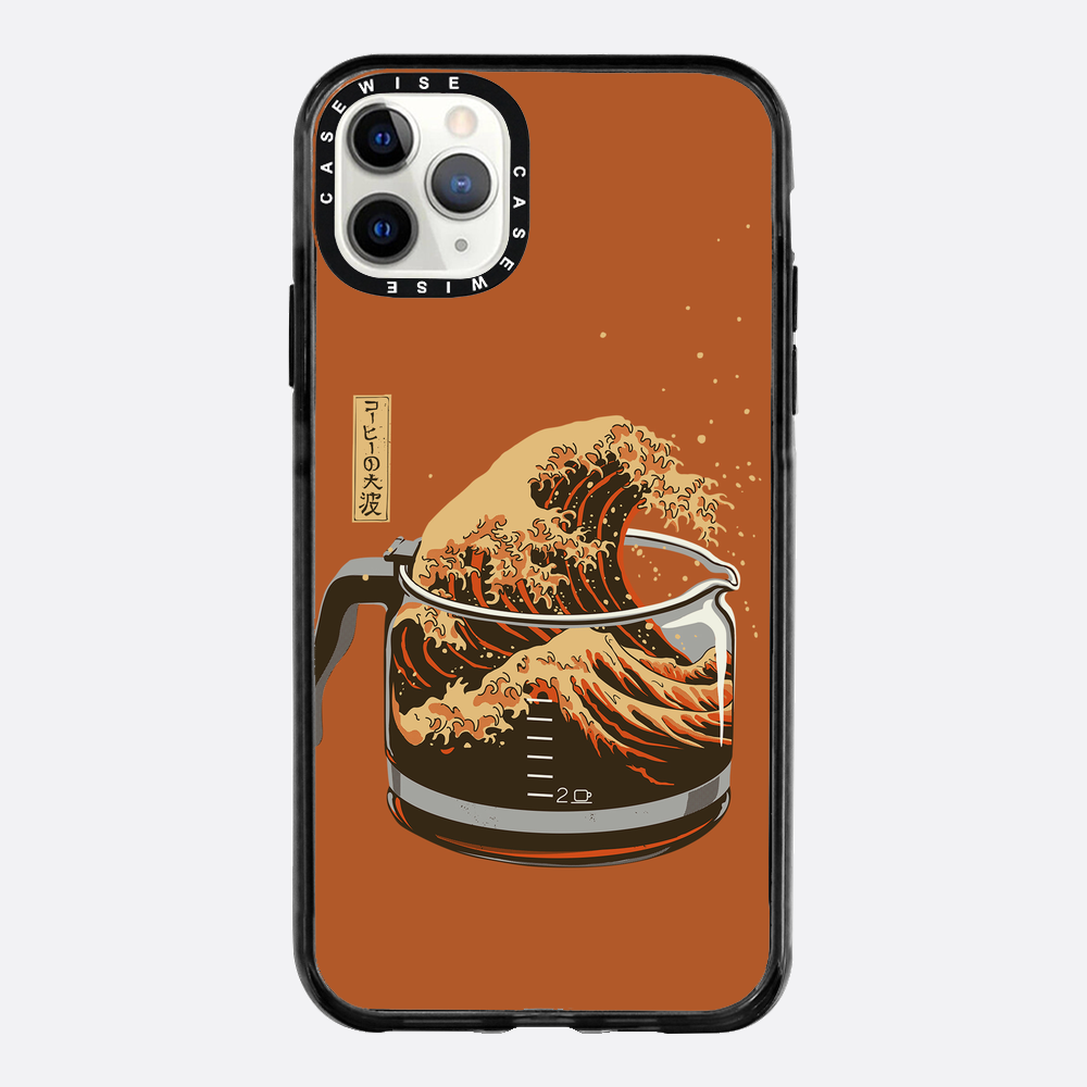 the great wave of coffee light - Etui
