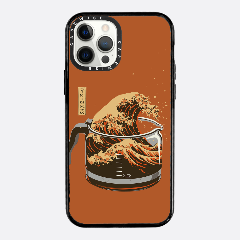 the great wave of coffee light - Etui