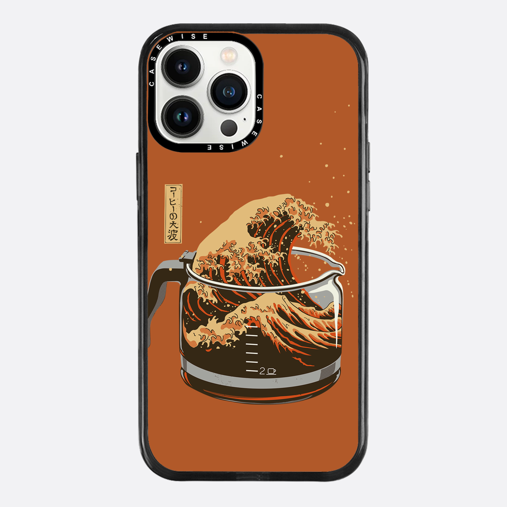 the great wave of coffee light - Etui