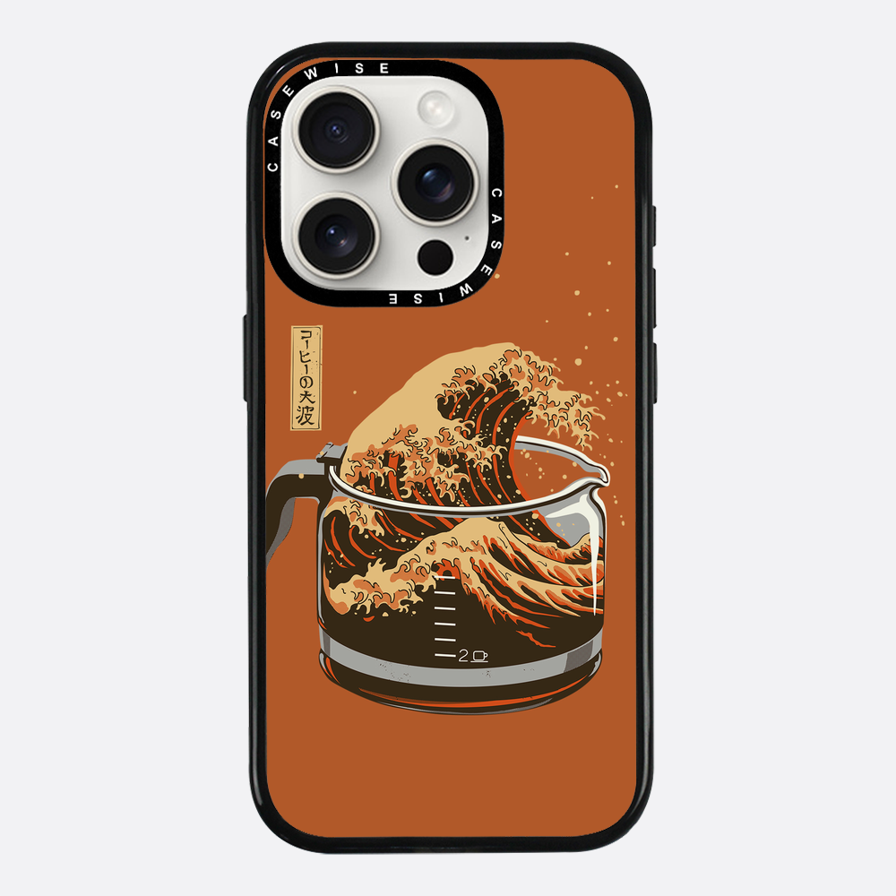 the great wave of coffee light - Etui