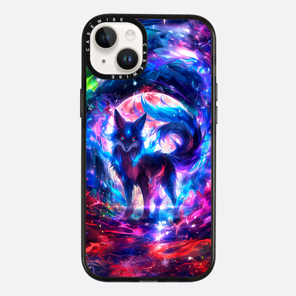 Rainbow Colorful Kitsune Fox - Etui