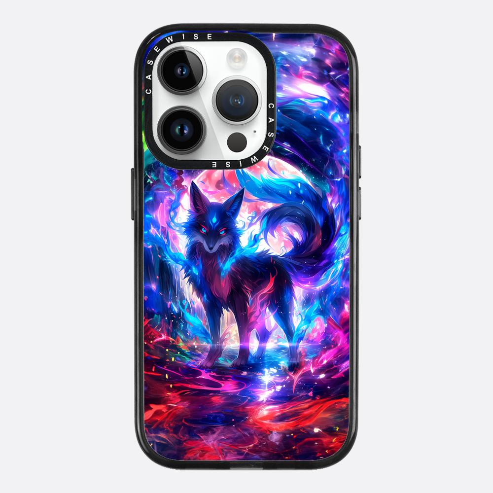 Rainbow Colorful Kitsune Fox - Etui