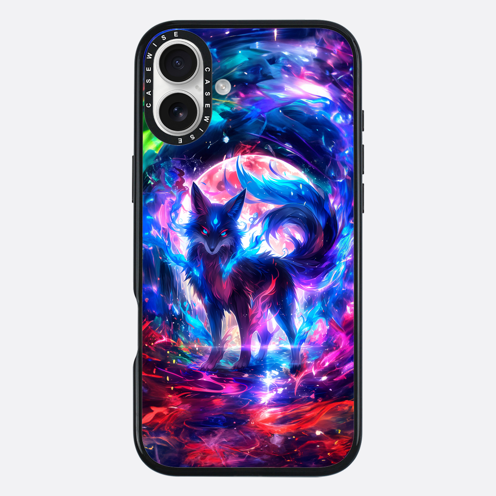 Rainbow Colorful Kitsune Fox - Etui