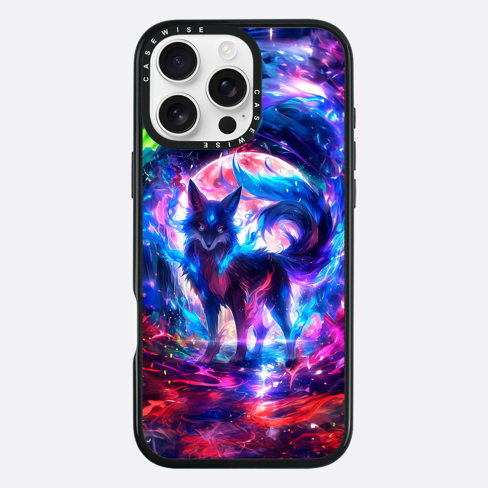 Rainbow Colorful Kitsune Fox - Etui