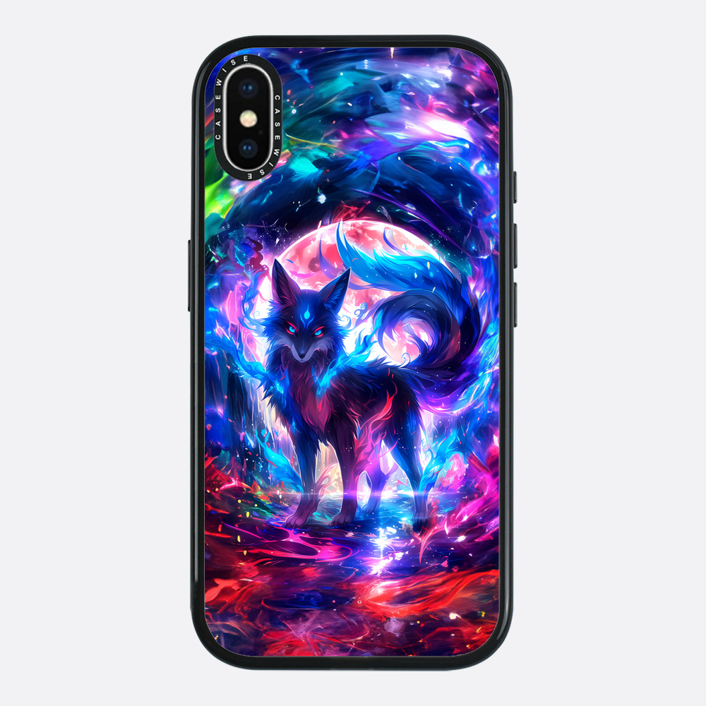 Rainbow Colorful Kitsune Fox - Etui