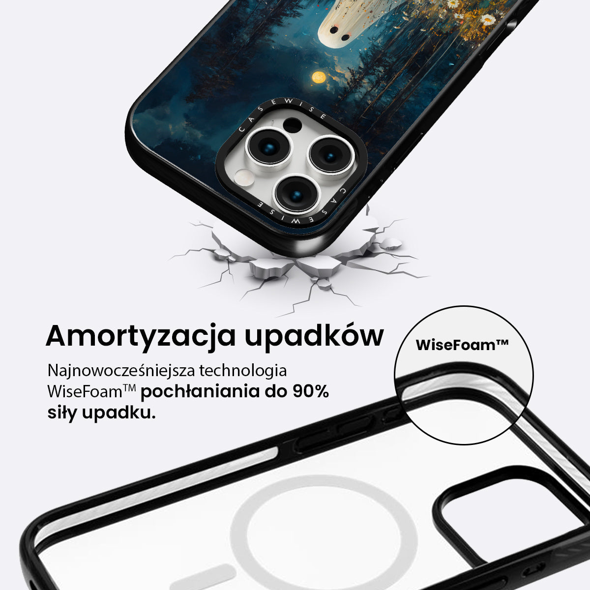 Dark Academia Ghost in Forest - Etui