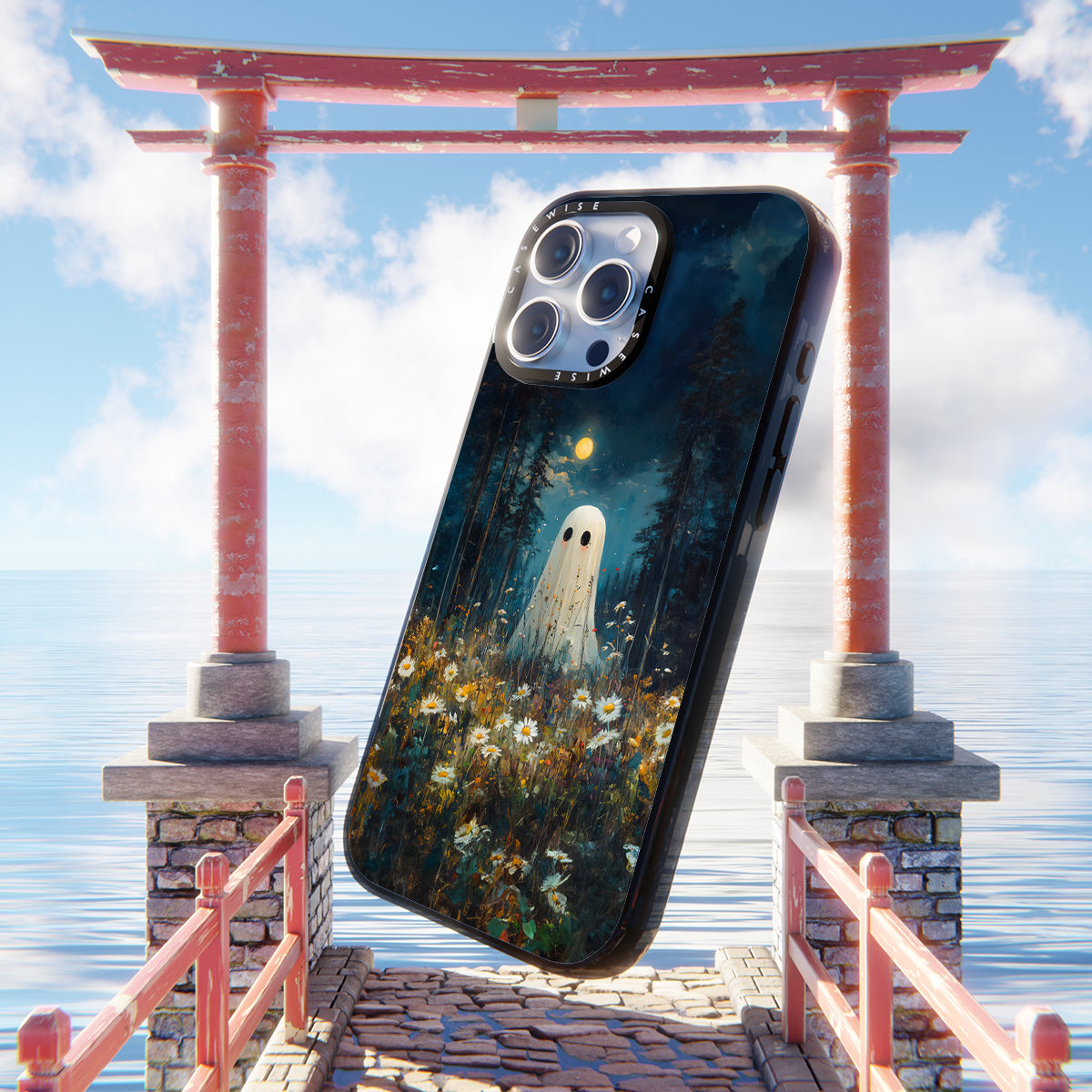 Dark Academia Ghost in Forest - Etui