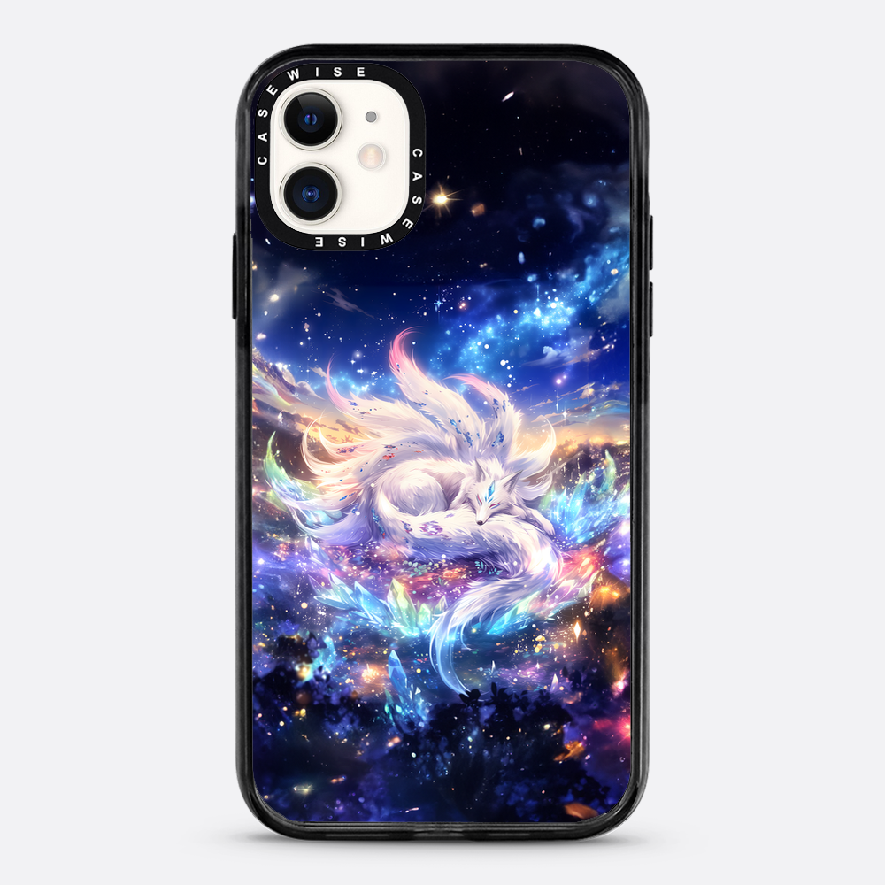 Crystal Sleeping Kitsune Fox - Etui
