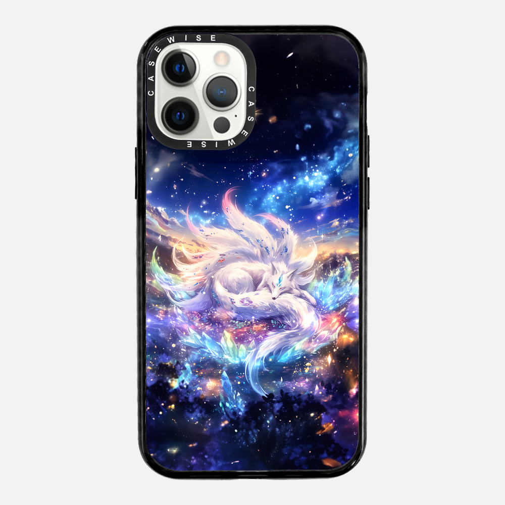 Crystal Sleeping Kitsune Fox - Etui