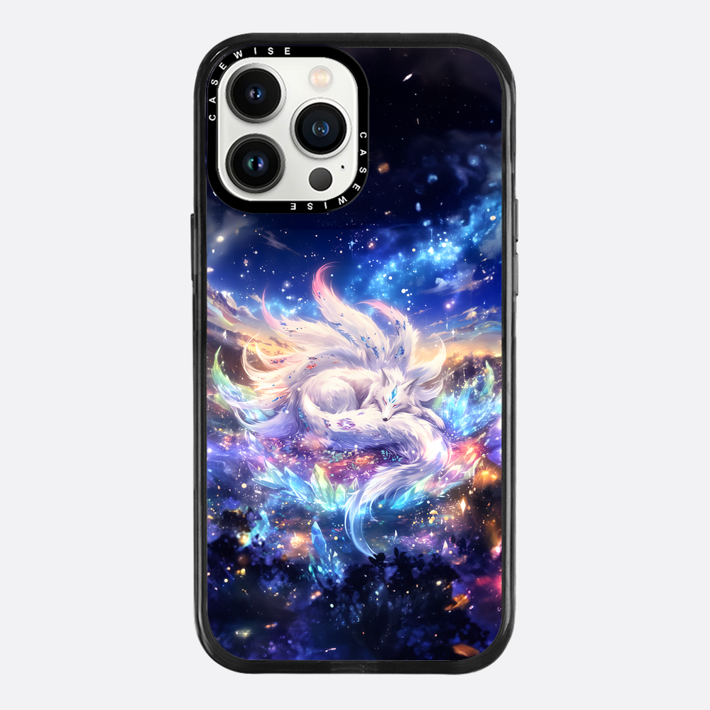 Crystal Sleeping Kitsune Fox - Etui