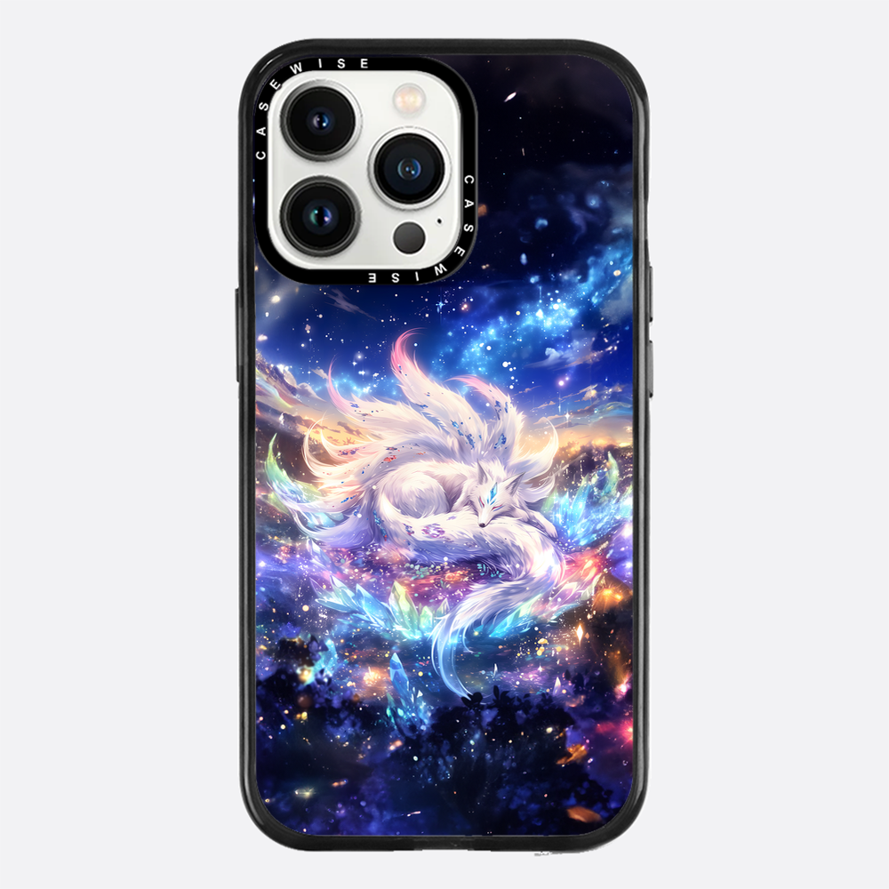 Crystal Sleeping Kitsune Fox - Etui