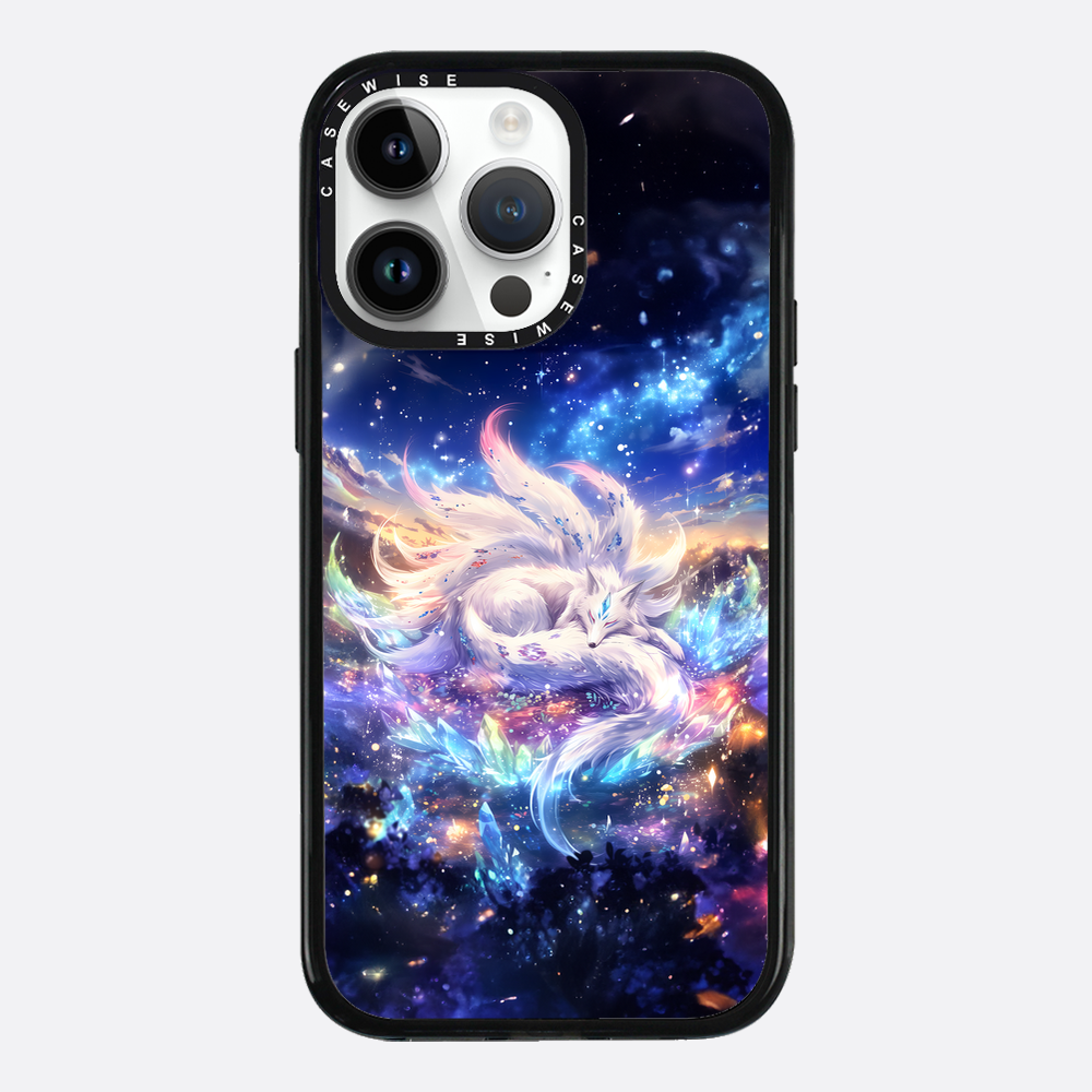 Crystal Sleeping Kitsune Fox - Etui