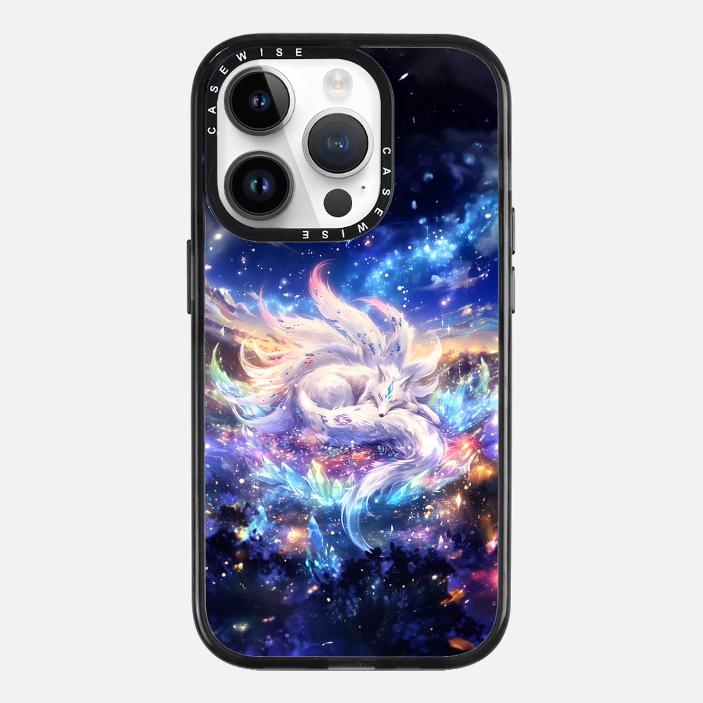 Crystal Sleeping Kitsune Fox - Etui