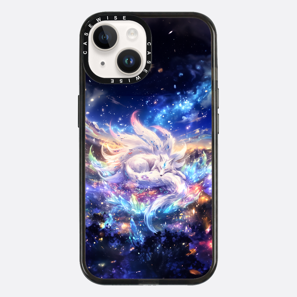 Crystal Sleeping Kitsune Fox - Etui