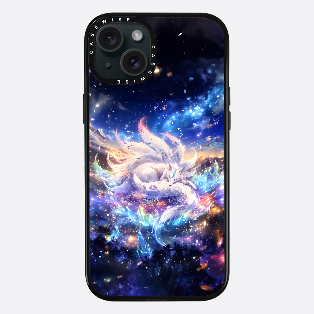 Crystal Sleeping Kitsune Fox - Etui