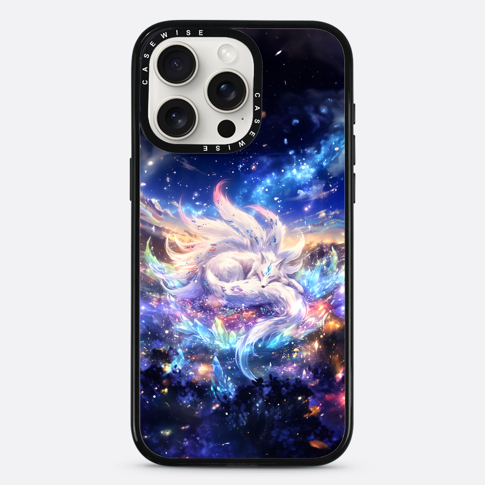 Crystal Sleeping Kitsune Fox - Etui