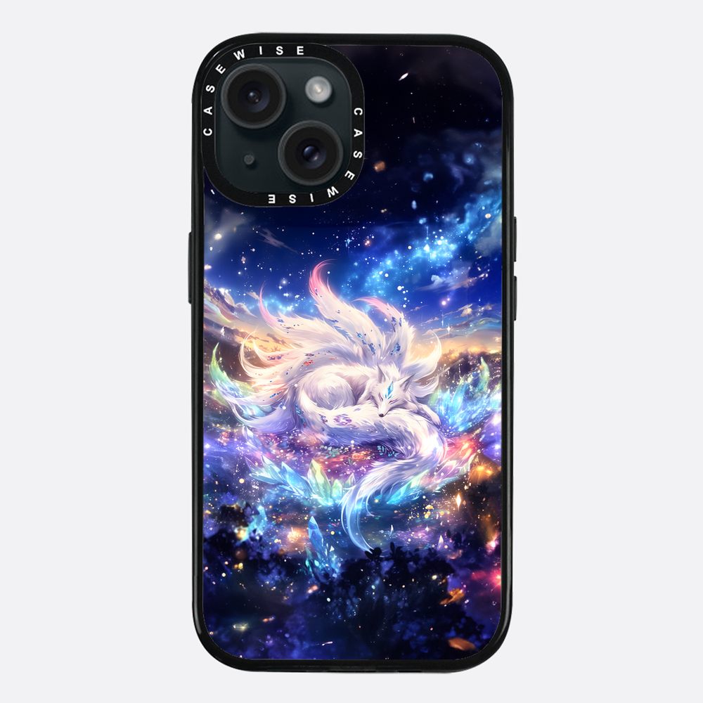 Crystal Sleeping Kitsune Fox - Etui
