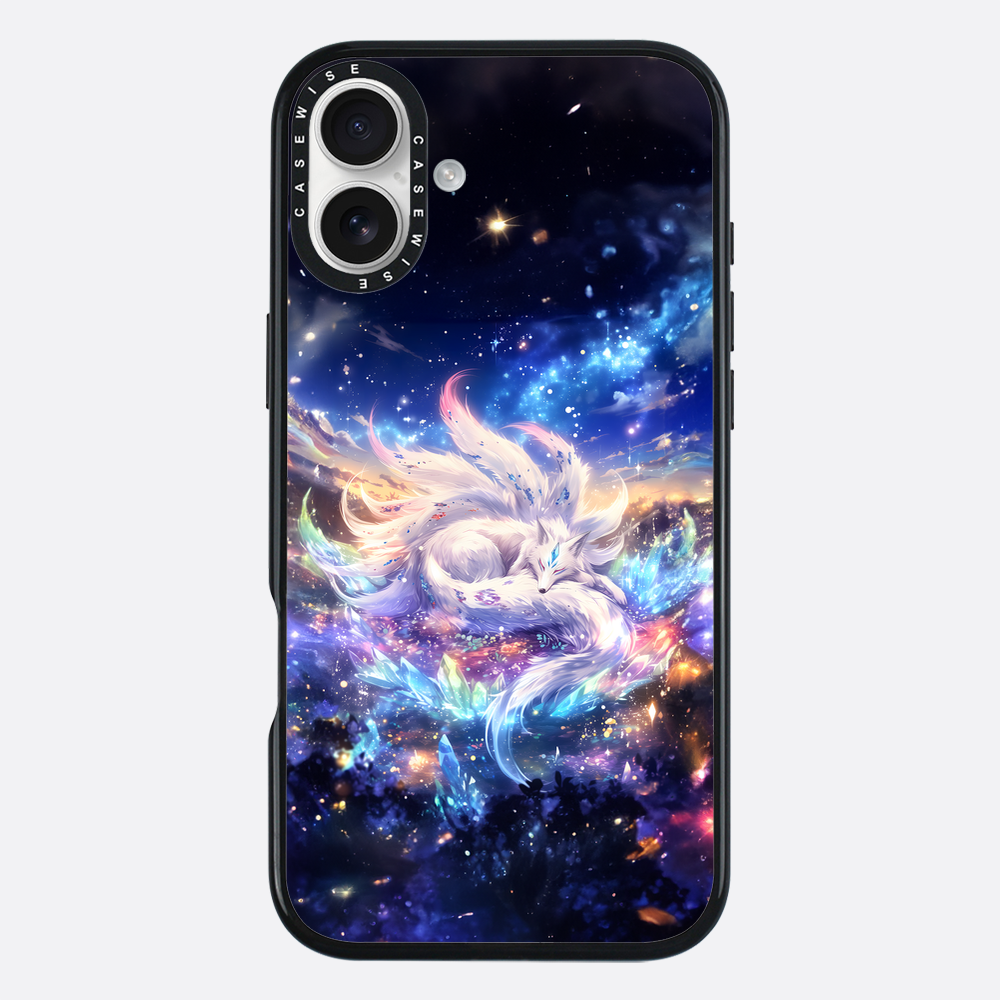 Crystal Sleeping Kitsune Fox - Etui