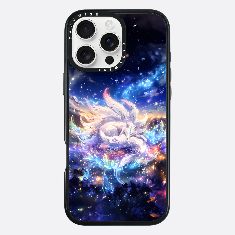 Crystal Sleeping Kitsune Fox - Etui