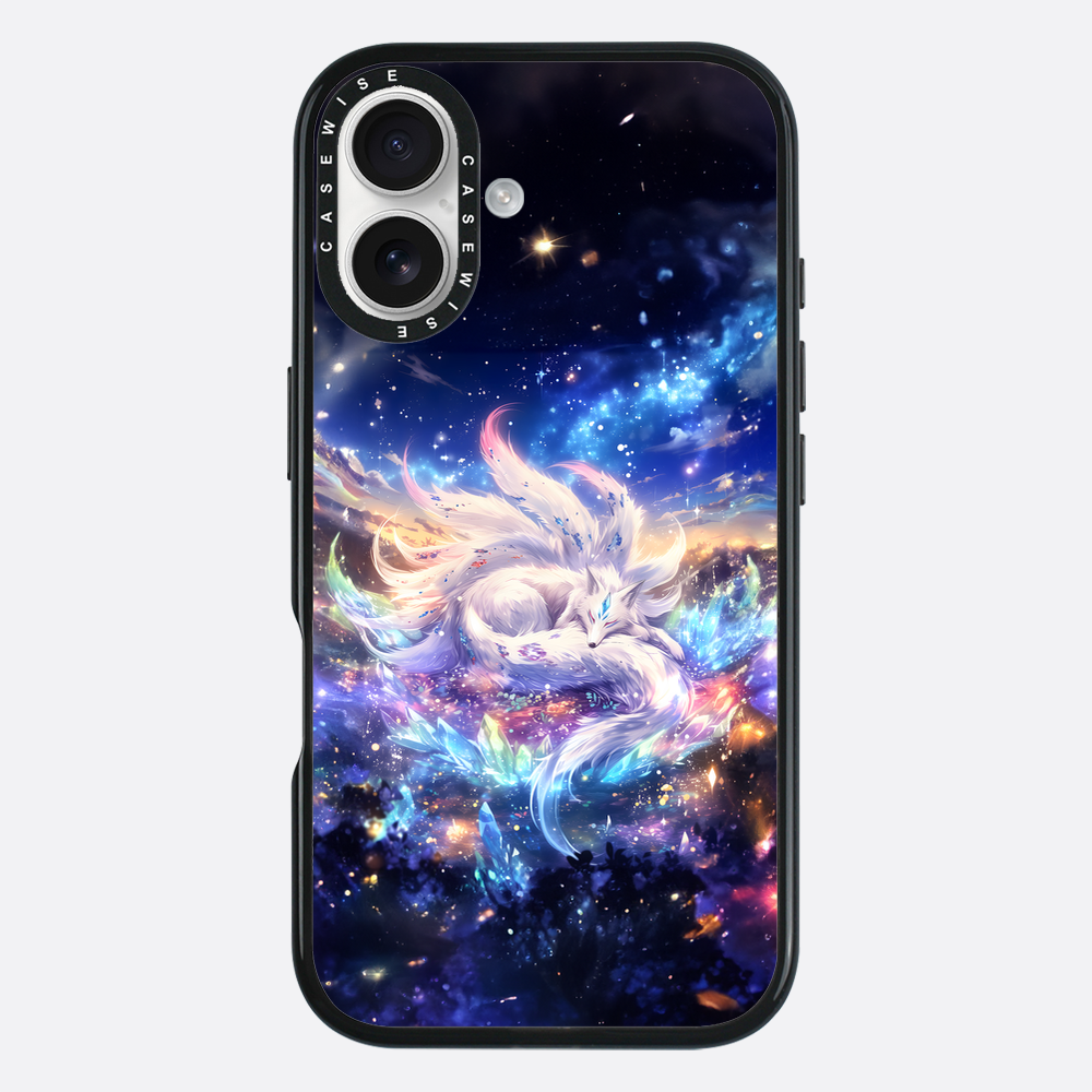 Crystal Sleeping Kitsune Fox - Etui