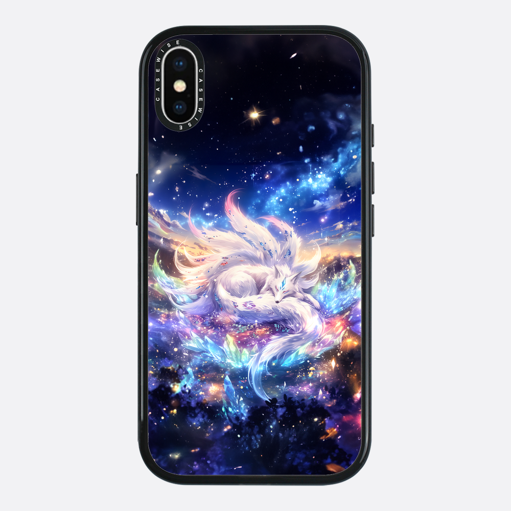 Crystal Sleeping Kitsune Fox - Etui