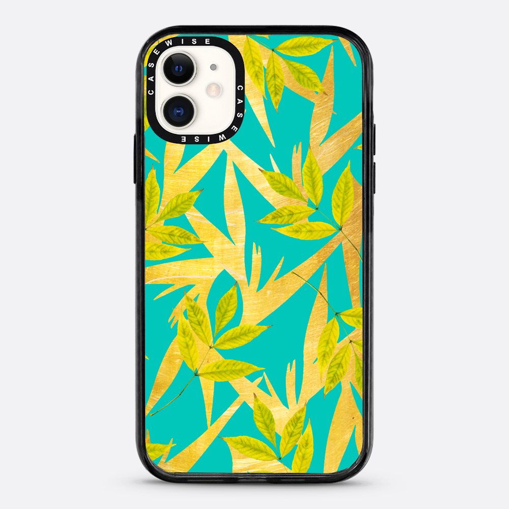 Gold & Teal Florals