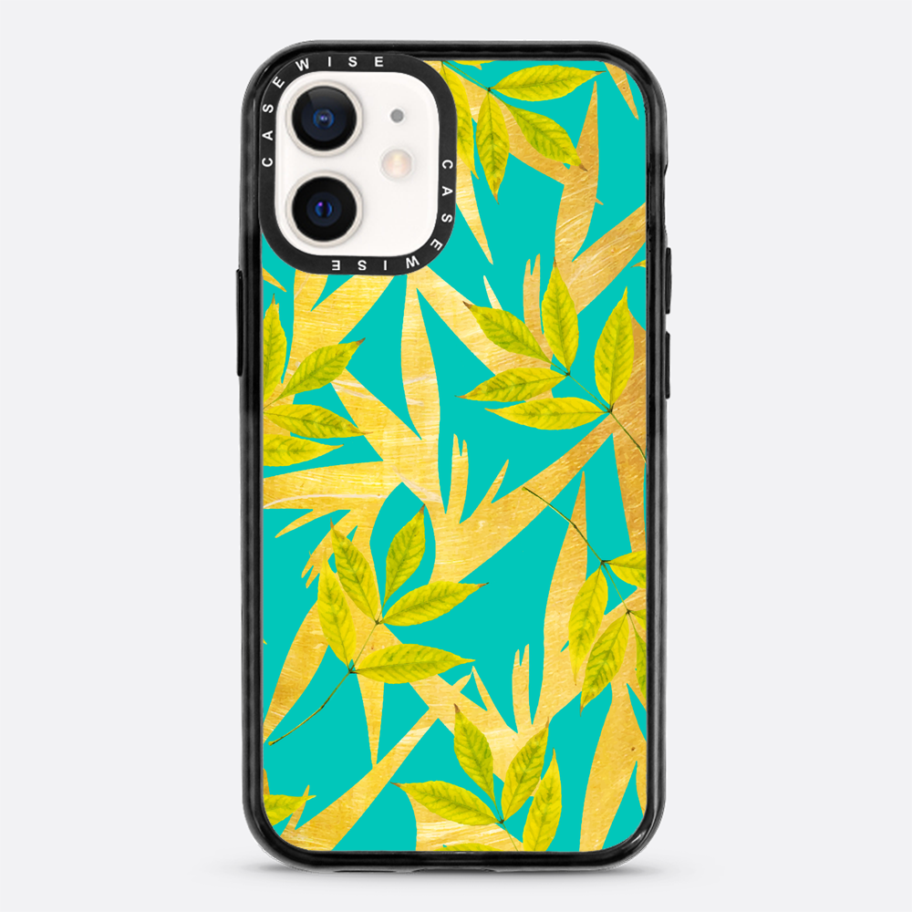 Gold & Teal Florals