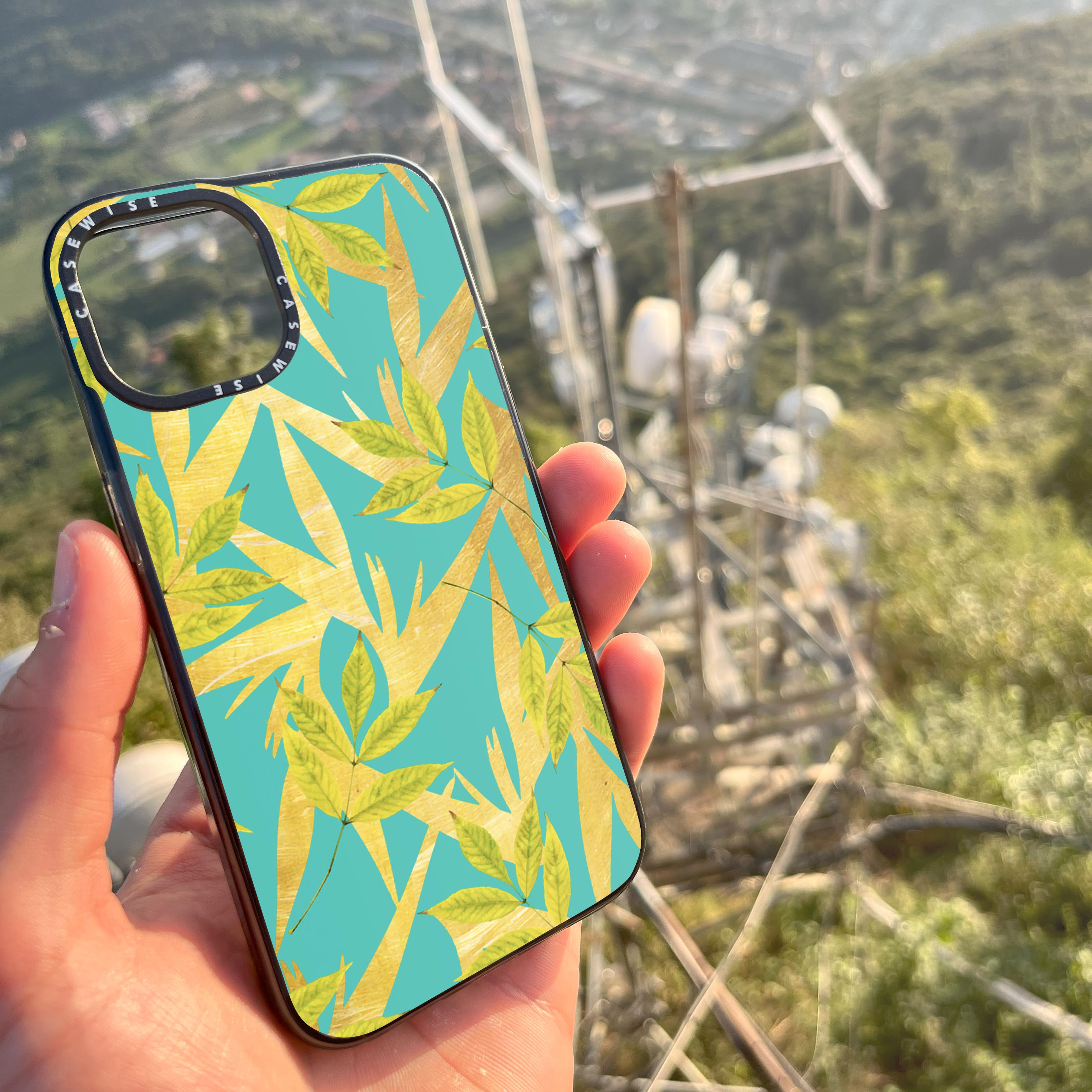Gold & Teal Florals