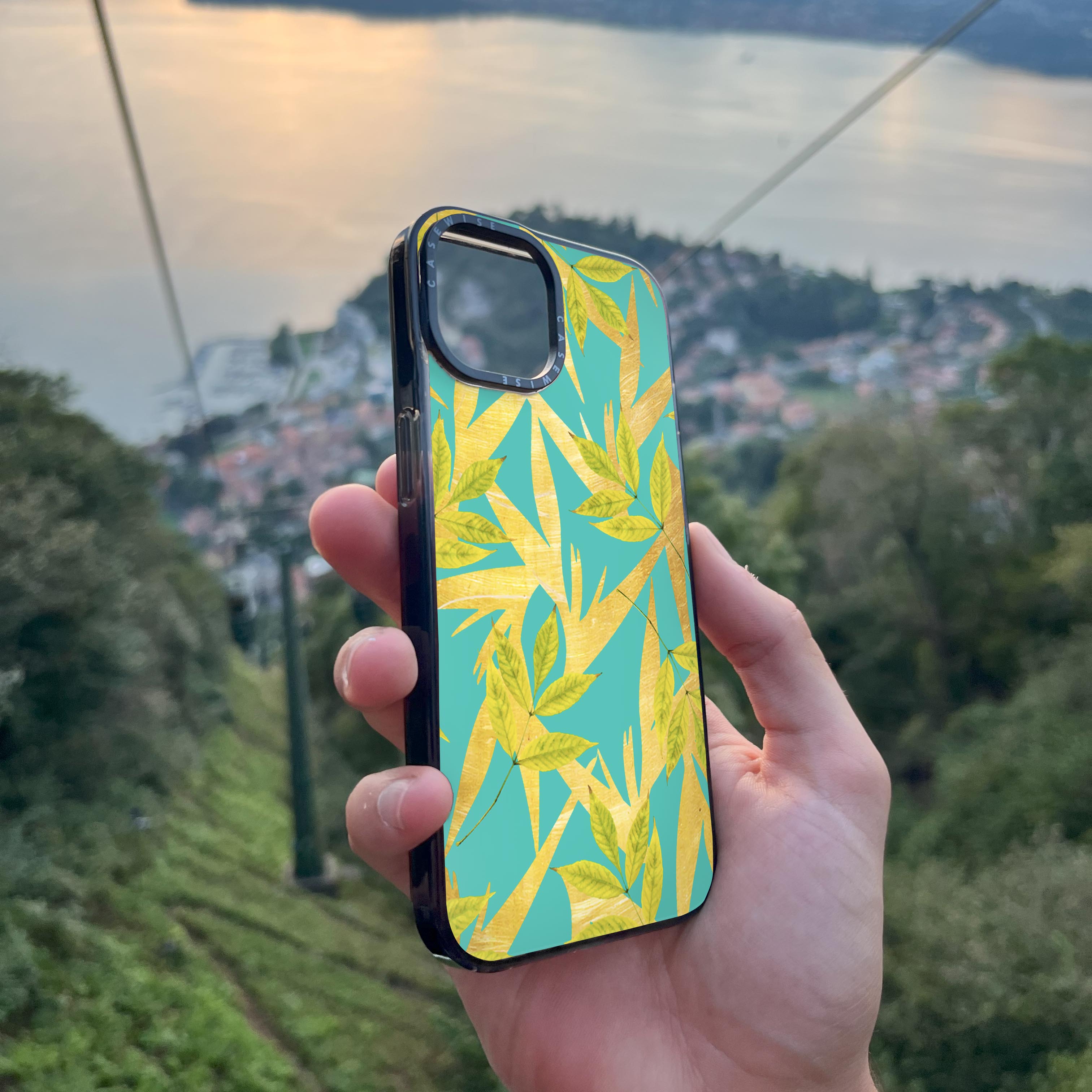 Gold & Teal Florals