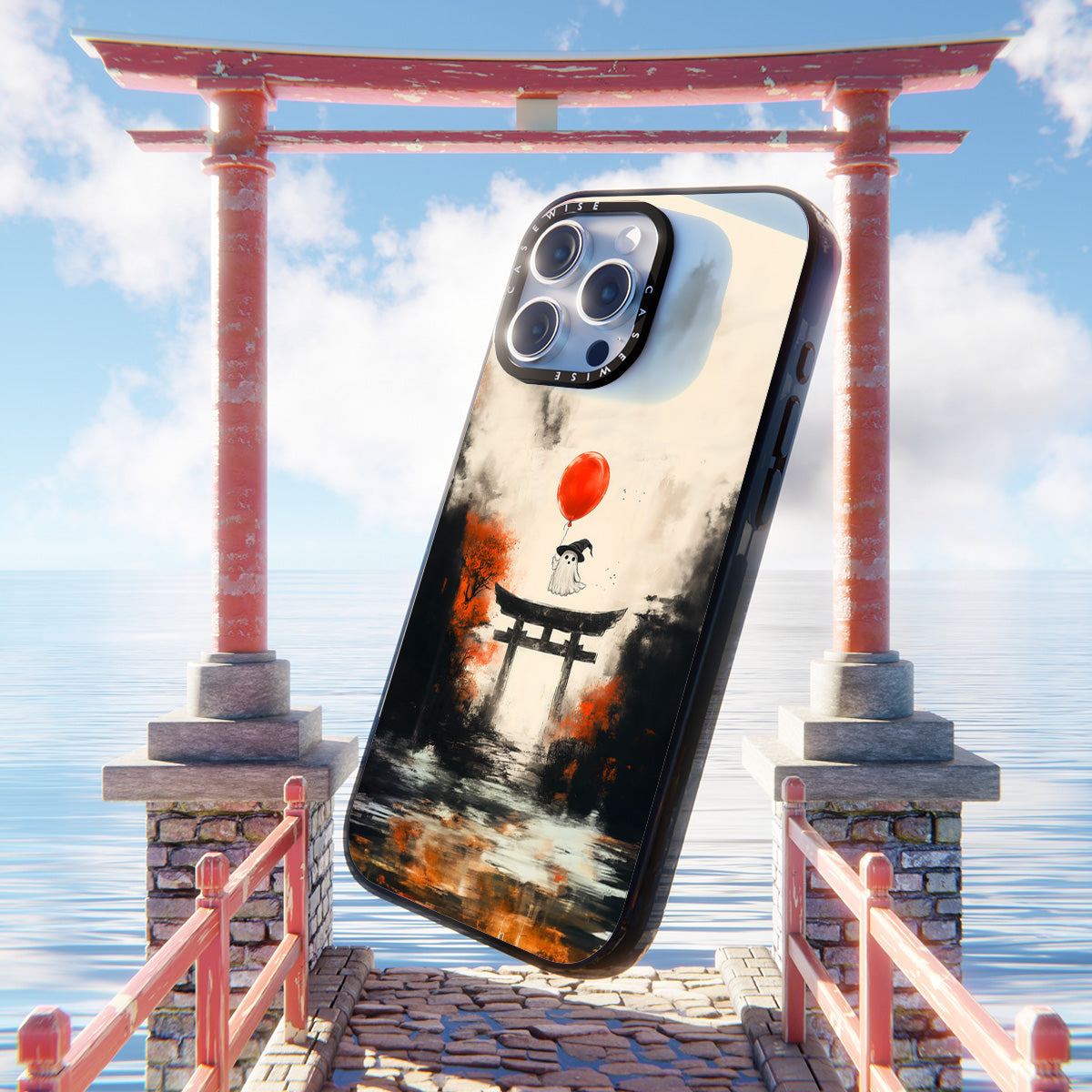 Ballon Sheet Ghost Torii Gate - Etui