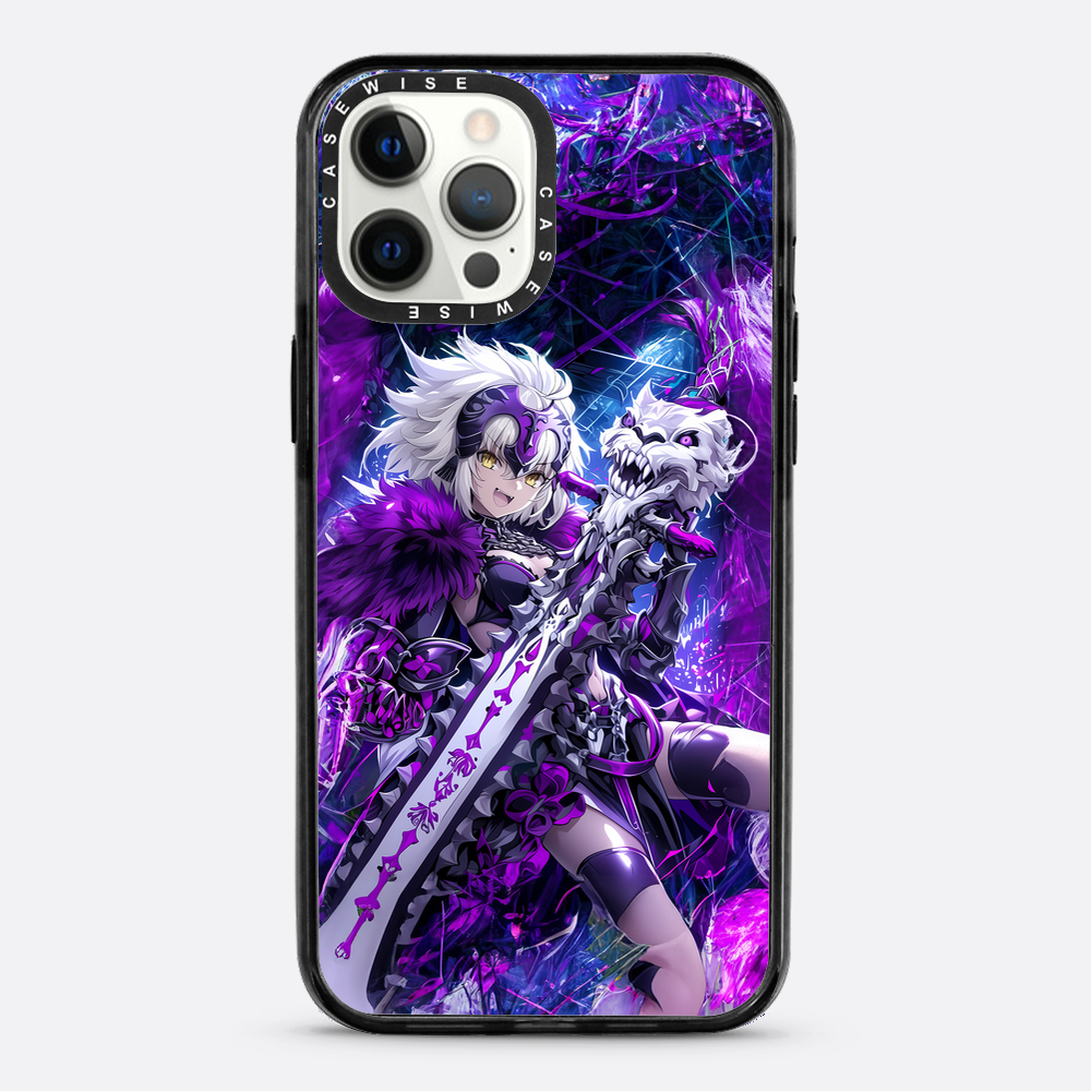 Skeleton Wolf Purple Girl - Etui