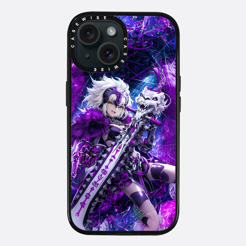 Skeleton Wolf Purple Girl - Etui