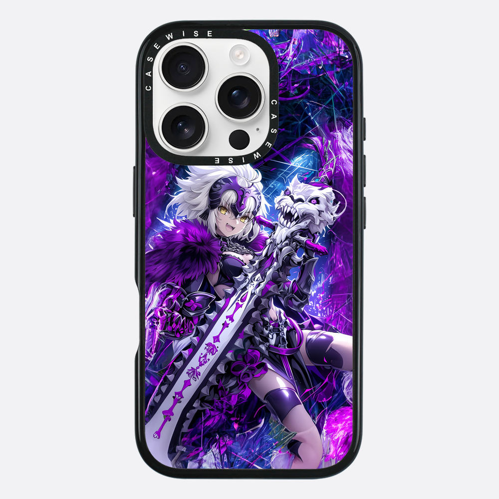 Skeleton Wolf Purple Girl - Etui