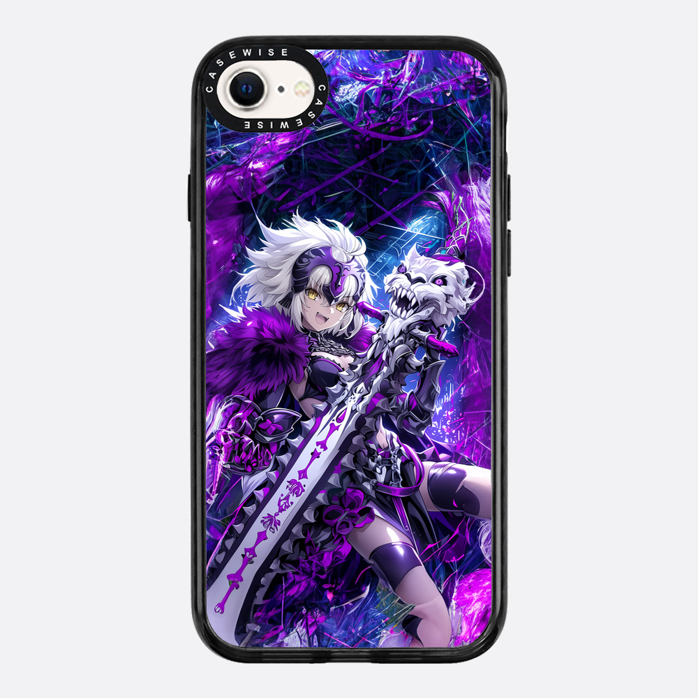 Skeleton Wolf Purple Girl - Etui