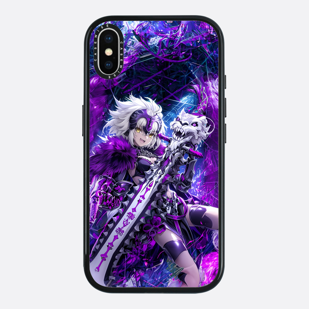 Skeleton Wolf Purple Girl - Etui