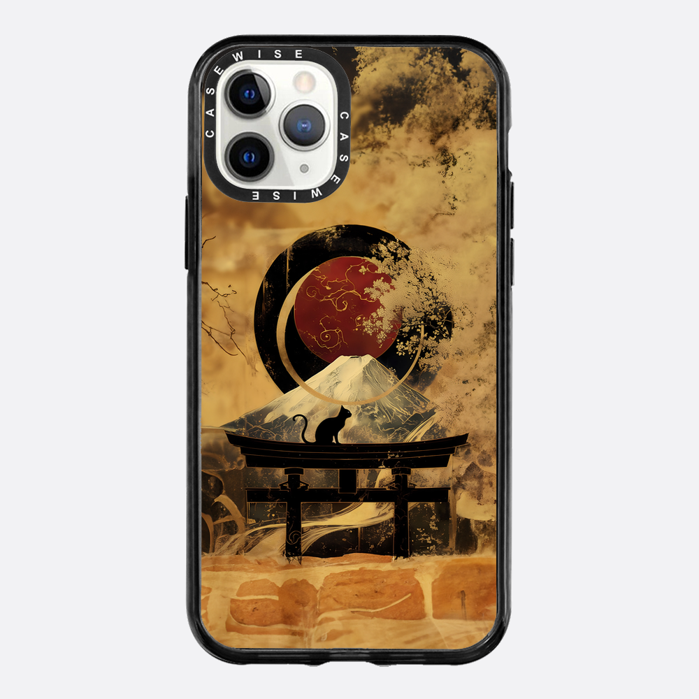 Black Cat Torii Gate - Etui