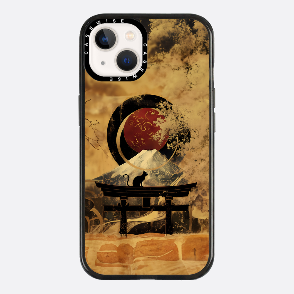 Black Cat Torii Gate - Etui
