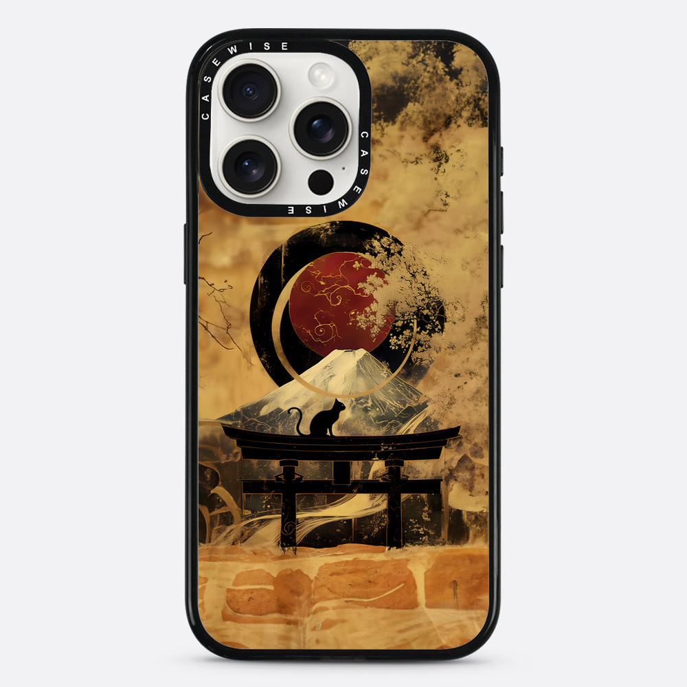 Black Cat Torii Gate - Etui