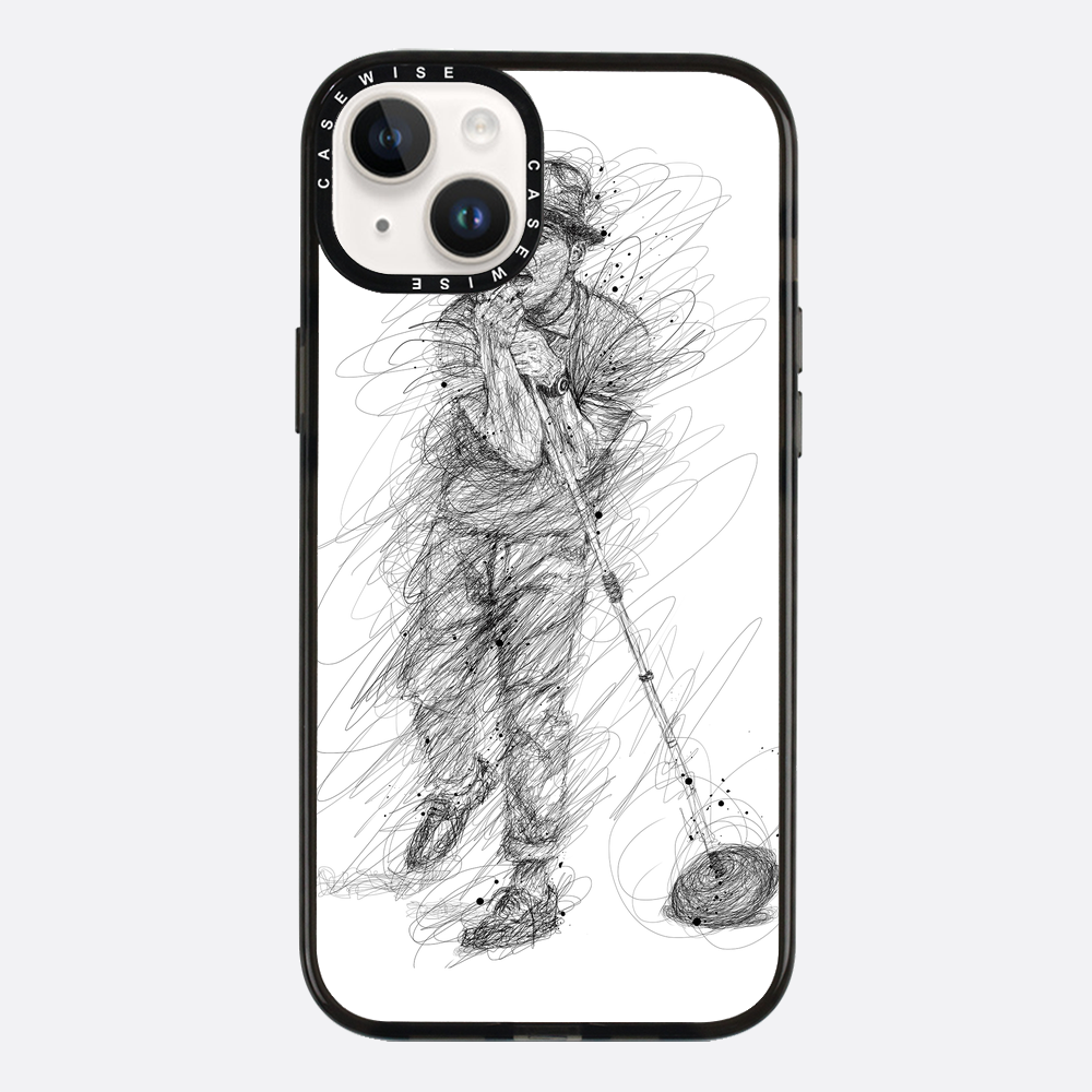 digital scribble art design inspired by bruno mars - Etui