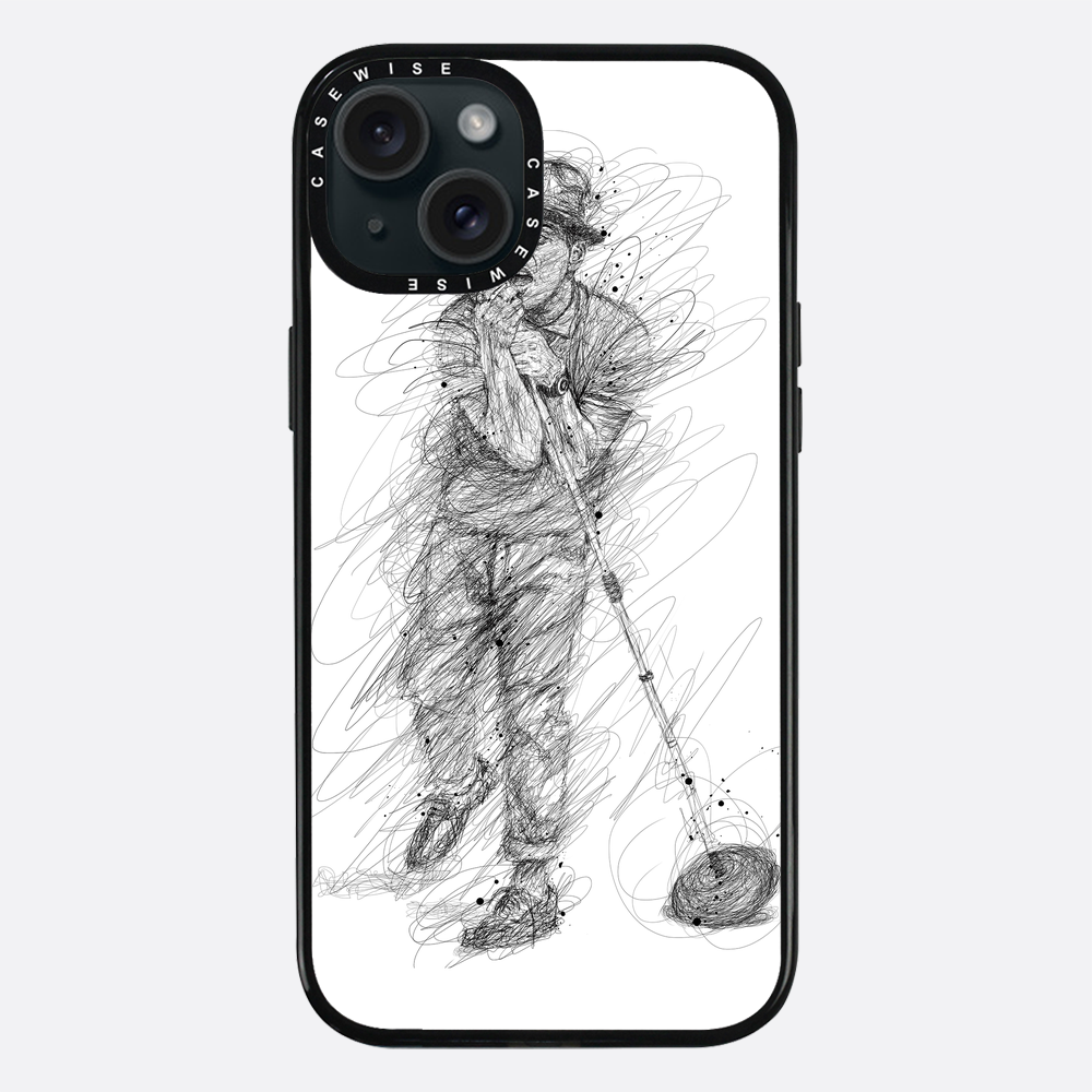 digital scribble art design inspired by bruno mars - Etui